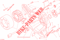 COUVERCLE / GENERATEUR pour Ducati Scrambler Flat Track Pro 800 2016
