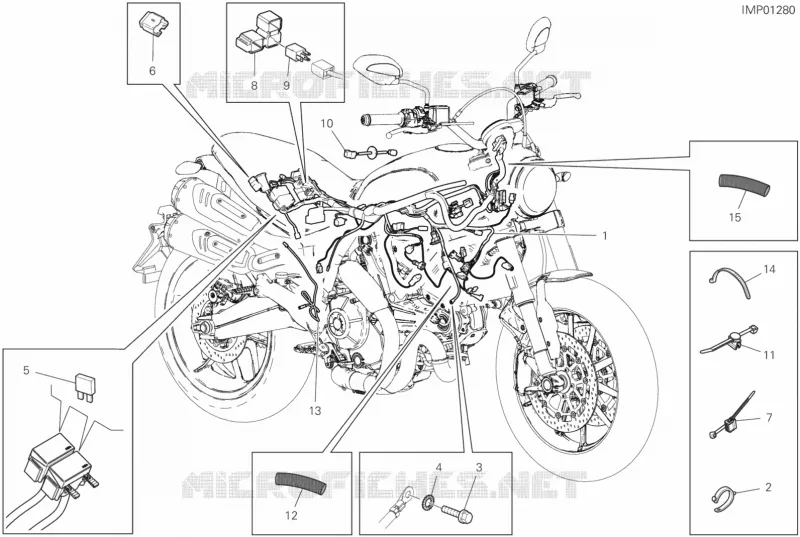 FAISCEAU ELECTRIQUE Ducati Moto Scrambler 2020 Scrambler 1100 Pro  Scrambler 1100 Pro