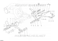 ENSEMBLE REPOSES PIEDS - SELECTEUR  Monster ducati-moto 2008 Monster S2R 1000 5