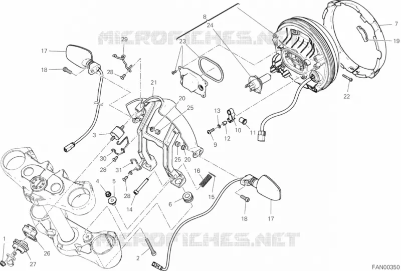 PHARE Ducati Moto Scrambler 2020 Scrambler Full Throttle 800  Scrambler Full Throttle 800