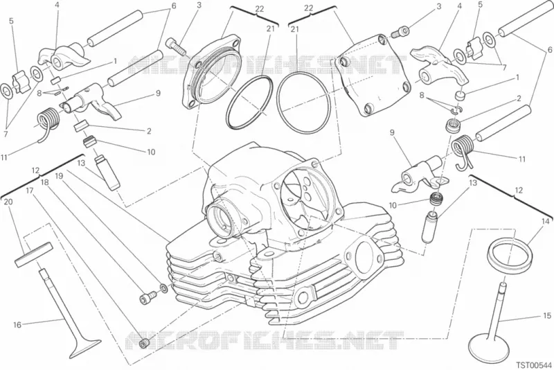 CULASSE VERTICALE Ducati Moto Scrambler 2020 Scrambler Icon 800  Scrambler Icon 800