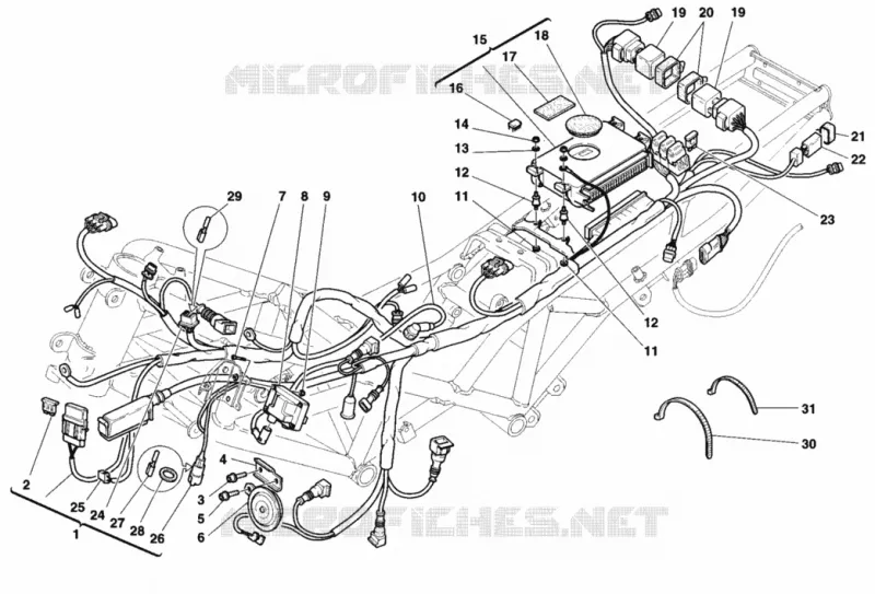 Staffa supporto AVDB per scarico YAMAHA YZF R6 2017 - 2024