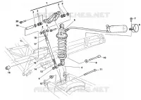 AMORTISSEUR ARRIERE pour Ducati ST2 1998