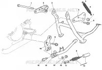 BEQUILLE LATERALE pour Ducati ST2 1998
