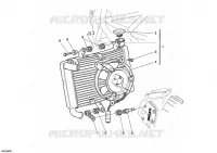 RADIATEUR D'EAU pour Ducati ST2 1998