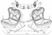 SACOCHES LATERALES pour Ducati ST2 1998