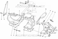 SUPPORT DE PHARE pour Ducati ST2 1998