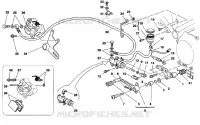 SYSTÈME DE FREIN ARRIERE pour Ducati ST2 1998