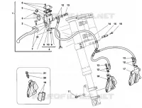 SYSTÈME DE FREIN AVANT pour Ducati ST2 1998