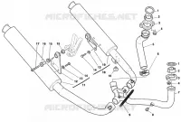 SYSTEME D'ECHAPPEMENT pour Ducati ST2 1998