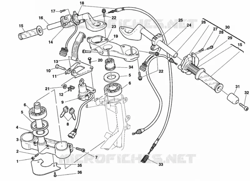 GUIDON Ducati Moto Sport-touring 1998 ST2  ST2