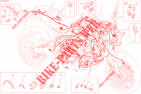 FAISCEAU ELECTRIQUE pour Ducati Monster 821 Stripes 2016
