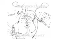 GUIDON  Monster ducati-moto 2007 Monster 695 4