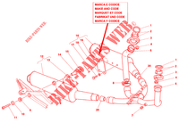 SYSTEME D'ECHAPPEMENT pour Ducati Monster 900 1998