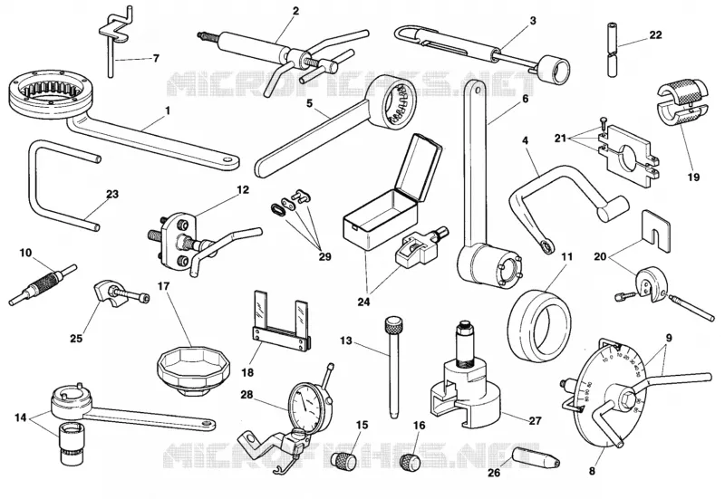 OUTILS D'ASSISTANCE Ducati Moto Monster 1998 Monster 900  Monster 900