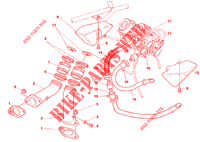 COLLECTEUR D'ADMISSION pour Ducati Monster 900 S 1998