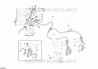 SYSTÈME DE FREIN AVANT  Monster ducati-moto 2007 Monster S2R 1000 1208