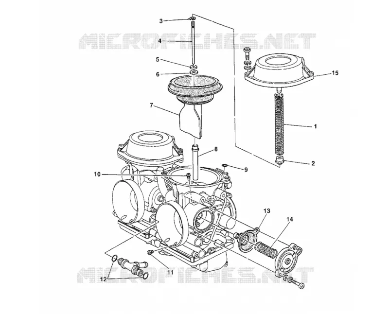 PIECES DE RECHANGE CARBURATEUR Ducati Moto Monster 1999 Monster 900  Monster 900