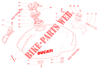 RESERVOIR D'ESSENCE pour Ducati Monster 900 2000