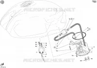 POMPE A ESSENCE  Monster ducati-moto 2005 Monster 620 Dark Single Brake Disc 1214