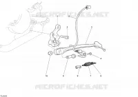 BEQUILLE LATERALE pour Ducati Monster 400 2008