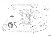 COUVERCLE / GENERATEUR pour Ducati Monster 400 2008