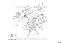 CULASSE VERTICALE pour Ducati Monster 400 2008