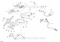 FEU ARRIERE pour Ducati Monster 400 2008