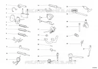 OUTILS SPECIAUX POUR MAINTENANCE (MOTEUR) pour Ducati Monster 400 2008