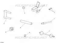 OUTILS SPECIAUX POUR MAINTENANCE (PARTIE CYCLE) pour Ducati Monster 400 2008