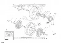 ROUES pour Ducati Monster 400 2008