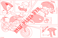 KIT ART pour Ducati Monster 696 Anniversary 2013