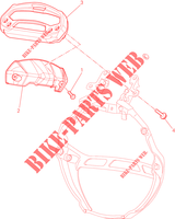 TABLEAU DE BORD pour Ducati Monster 659 ABS Learner Legal (LAMs) 2013