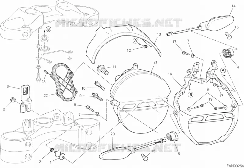 PHARE Ducati Moto Monster 2013 Monster 795  Monster 795