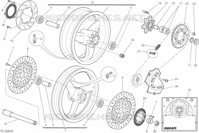 ROUES Ducati Moto Monster 2013 Monster 795 ABS  Monster 795 ABS