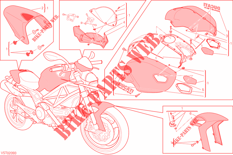 KIT ART pour Ducati Monster 796 ABS 2014