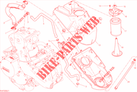 BOITE A AIR ET RENIFLARD D'HUILE pour Ducati Monster 1200 S Stripes 2015