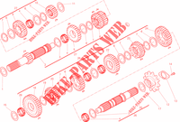 BOITE DE VITESSES pour Ducati Monster 795 ABS Red Stripe 2015