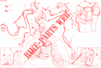 SYSTÈME D'ANTIBLOCAGE DES FREINS (ABS) pour Ducati Monster 795 ABS Red Stripe 2015