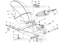 BRAS OSCILLANT pour Ducati 400 SS 1995