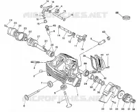 CULASSE VERTICALE pour Ducati 400 SS 1995