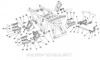 ENSEMBLE REPOSES PIEDS   SELECTEUR pour Ducati 400 SS 1995