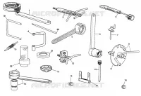 OUTILS SPECIAUX POUR MAINTENANCE (MOTEUR) pour Ducati 400 SS 1995