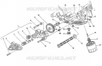 POMPE A HUILE   FILTRE pour Ducati 400 SS 1995