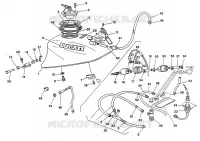 RESERVOIR D'ESSENCE pour Ducati 400 SS 1995