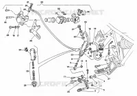 SYSTÈME DE FREIN ARRIERE pour Ducati 400 SS 1995