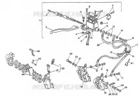 SYSTÈME DE FREIN AVANT DOUBLE DISQUE pour Ducati 400 SS 1995