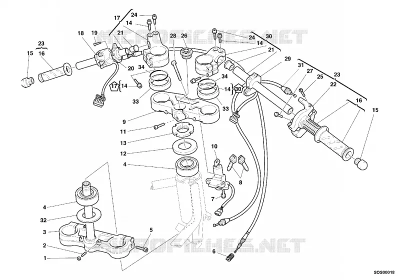 GUIDON Ducati Moto Supersport 2000 900 SS  900 SS