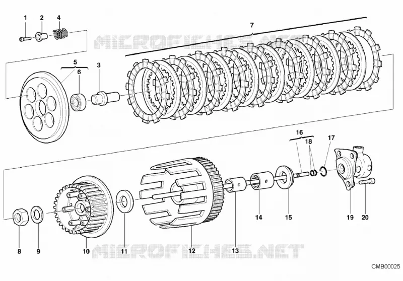 EMBRAYAGE Ducati Moto Supersport 2001 750 SS  750 SS