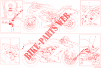 ETIQUETTE AVERTISSEMENT pour Ducati Supersport 939 2020